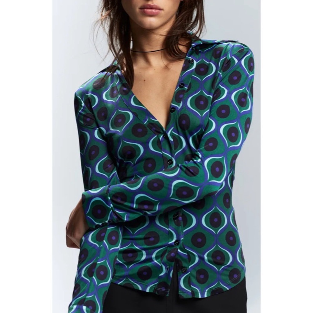 Zara Printed Top